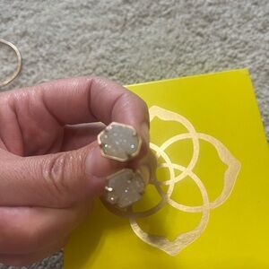 Kendra Scott Gold and Silver Earrings